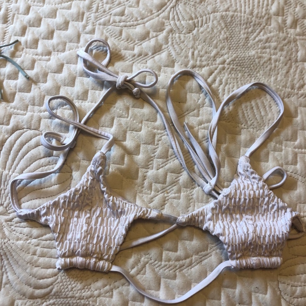 SHEIN cutout bikini top